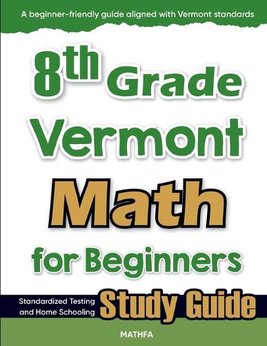 Cover image for 8th Grade Vermont Math for Beginners