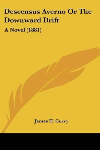 Cover image for Descensus Averno or the Downward Drift: A Novel (1881)