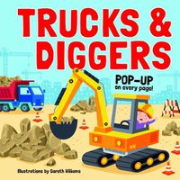 Cover image for Pop Up Book - Trucks and Diggers