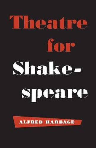 Cover image for Theatre for Shakespeare