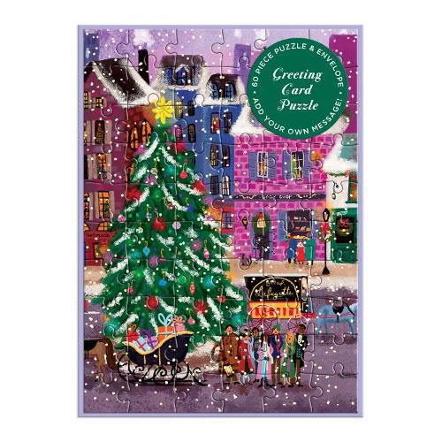 Cover image for Joy Laforme Christmas Square Greeting Card Puzzle