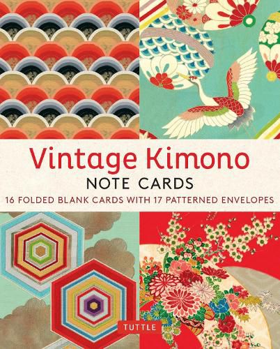 Cover image for Vintage Kimono, 16 Note Cards