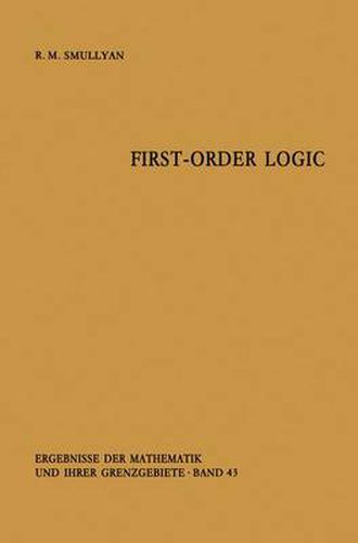 Cover image for First-Order Logic