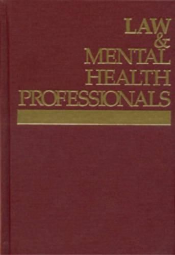 Cover image for Law and Mental Health Professionals: Utah