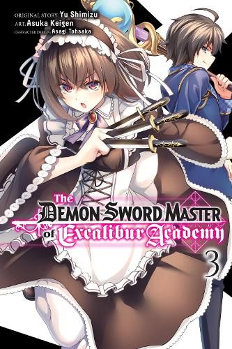 Cover image for The Demon Sword Master of Excalibur Academy, Vol. 3 (manga)