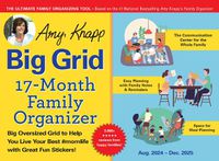 Cover image for 2025 Amy Knapp's Big Grid Family Organizer Wall Calendar