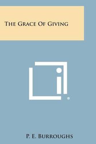 Cover image for The Grace of Giving