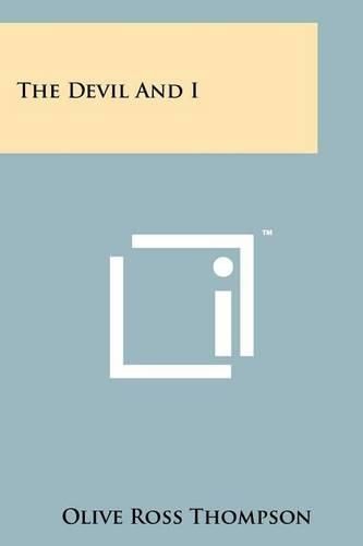 Cover image for The Devil and I