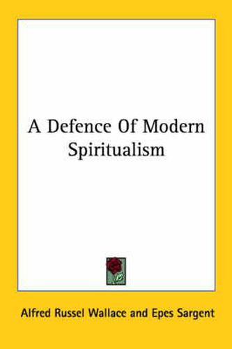 A Defence Of Modern Spiritualism