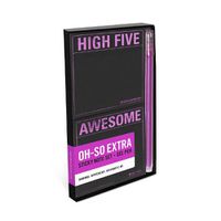 Cover image for Knock Knock High Five / Awesome Sticky Note Set + Gel Pen