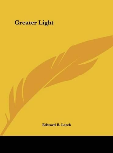 Cover image for Greater Light