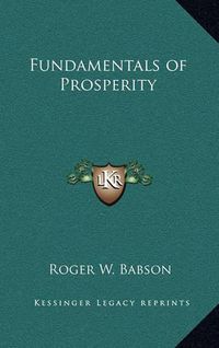 Cover image for Fundamentals of Prosperity