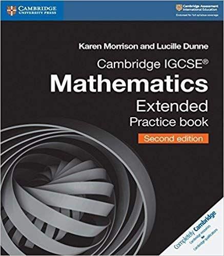 Cover image for Cambridge IGCSE (TM) Mathematics Extended Practice Book