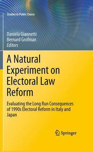 Cover image for A Natural Experiment on Electoral Law Reform: Evaluating the Long Run Consequences of 1990s Electoral Reform in Italy and Japan