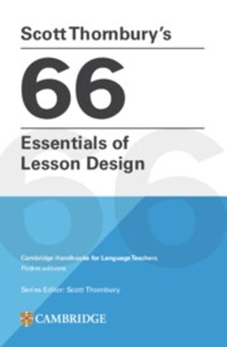 Cover image for Scott Thornbury's 66 Essentials of Lesson Design Paperback