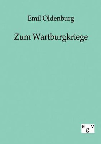 Cover image for Zum Wartburgkriege