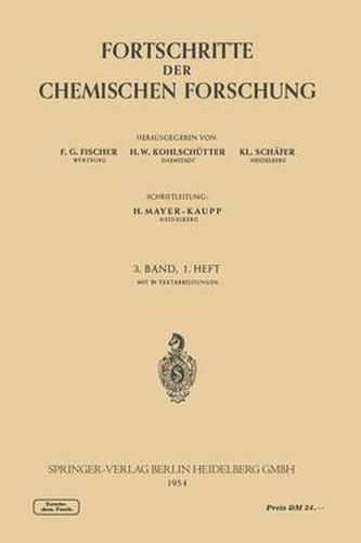 Fortschritte der Chemischen Forschung