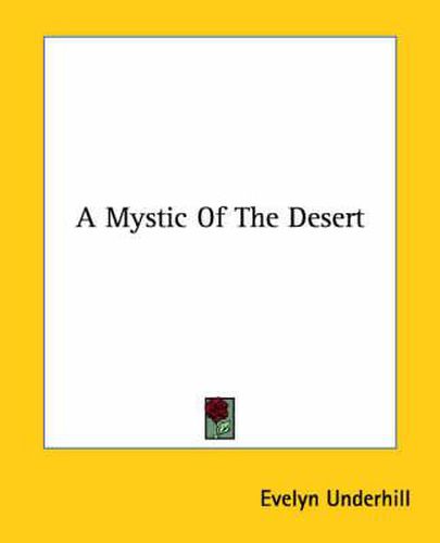 Cover image for A Mystic of the Desert