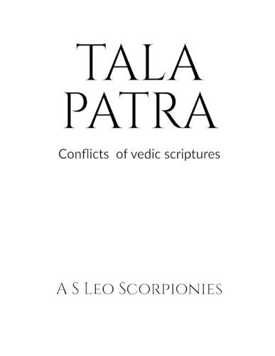 Cover image for Tala Patraconflict of Vedic Scriptures