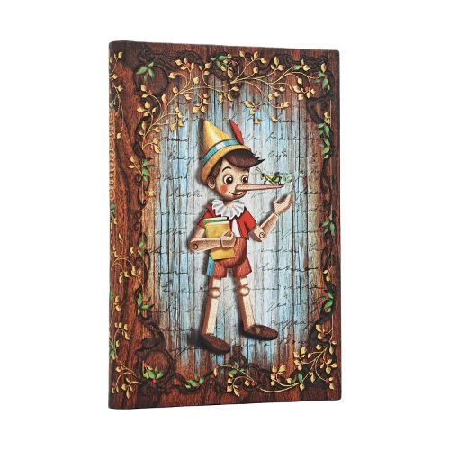 Cover image for Carlo Collodi, Pinocchio (Fairy Tale Collection) Mini Unlined Hardcover Journal (Elastic Band Closure)