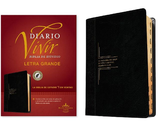 Cover image for Biblia de estudio del diario vivir RVR60, letra grande