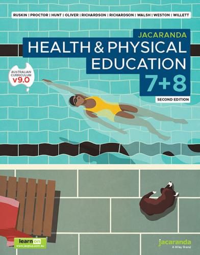 Cover image for Jacaranda Health & Physical Education 7 & 8 2e learnON and Print