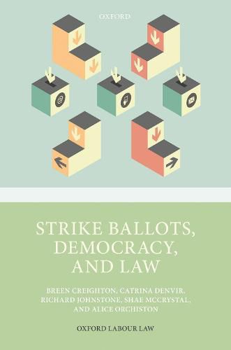 Cover image for Strike Ballots, Democracy, and Law