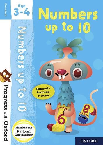 Cover image for Progress with Oxford: Numbers up to 10 Age 3-4