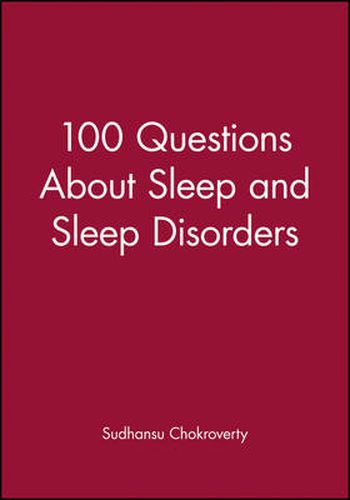 Cover image for 100 Questions to Ask Your Doctor About: Sleep Disorders