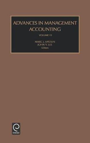 Cover image for Advances in Management Accounting