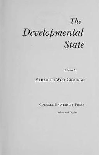 Cover image for The Developmental State