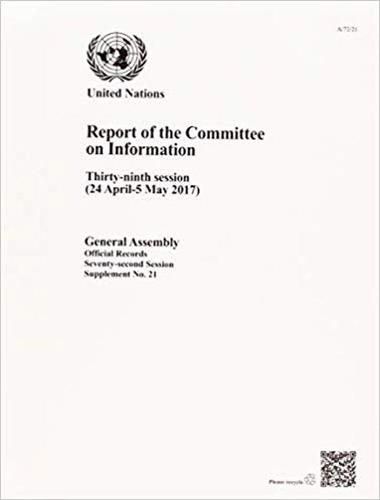 Report of the Committee on Information: thirty-ninth session (24 April-6 May 2017)