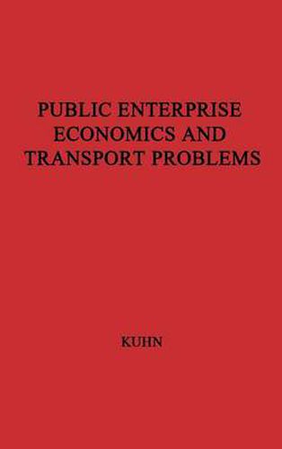 Cover image for Public Enterprise and Transport Problems