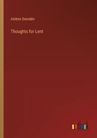 Cover image for Thoughts for Lent