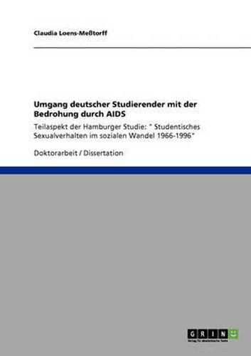 Cover image for Umgang Deutscher Studierender Mit Der Bedrohung Durch AIDS