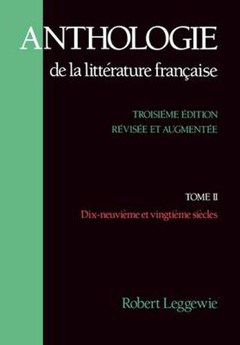 Cover image for Anthologie de la Litterature Francaise