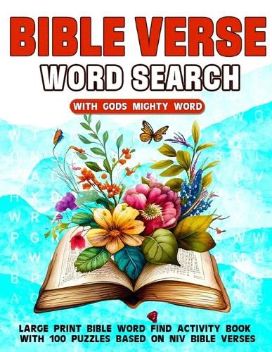 Cover image for Bible Verse Word Search With Gods Mighty Word