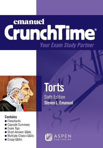 Cover image for Emanuel Crunchtime for Torts