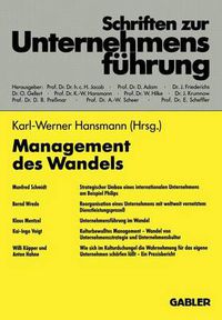 Cover image for Management des Wandels