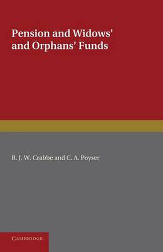 Cover image for Pension and Widows' and Orphans' Funds