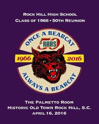 Cover image for Rock Hill High School Class Of 1966, 50th Anniversary Reunion