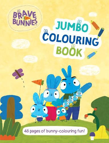 Cover image for Brave Bunnies: Jumbo Colouring Book