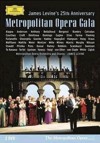 Cover image for James Levine 25th Anniversary Gala At The Met Dvd