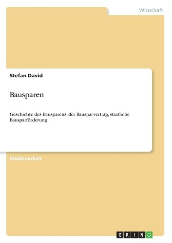 Cover image for Bausparen