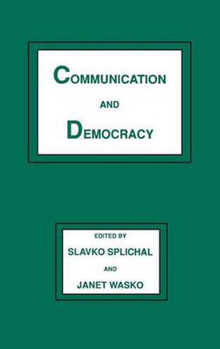 Cover image for Communication and Democracy