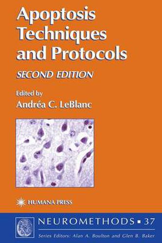 Cover image for Apoptosis Techniques and Protocols
