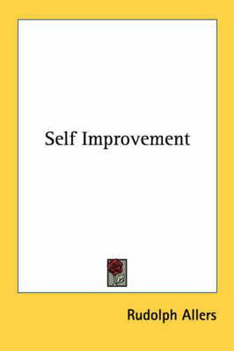 Cover image for Self Improvement