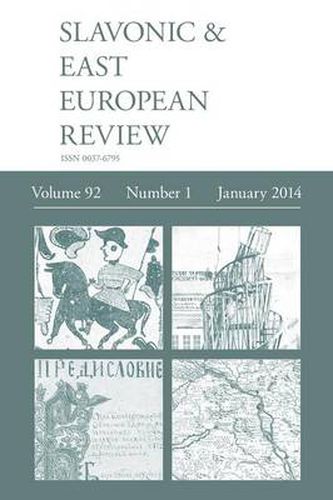 Cover image for Slavonic & East European Review (92: 1) January 2014