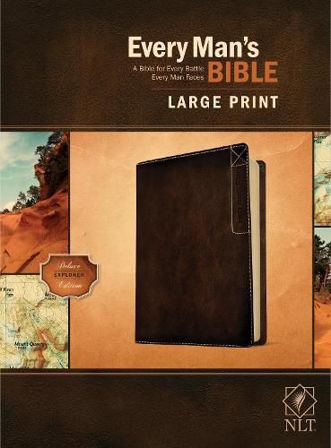 NLT Every Man's Bible, Large Print, Deluxe Explorer Edition