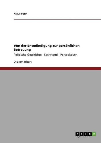 Cover image for Von Der Entmundigung Zur Personlichen Betreuung